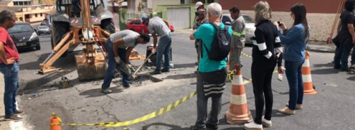 Começam estudos para retirar o asfalto da Rua Direita e restaurar calçamento antigo